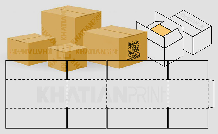 packaging carton boxes design layout cartons box graphic shape models | khatian print