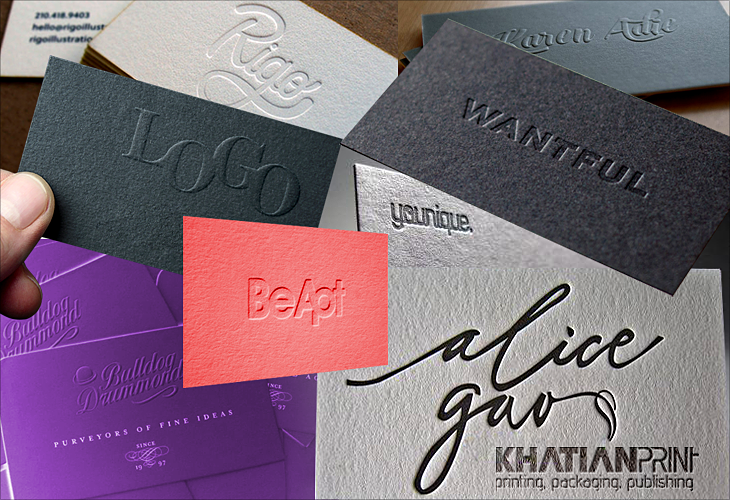 embossed engraved business cards engraving emboss visiting card